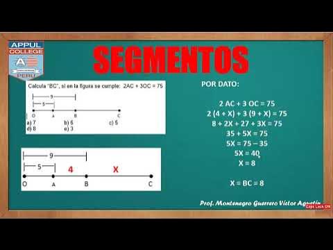 2° DE SECUNDARIA GEOMETRÍA - SEGMENTOS - YouTube