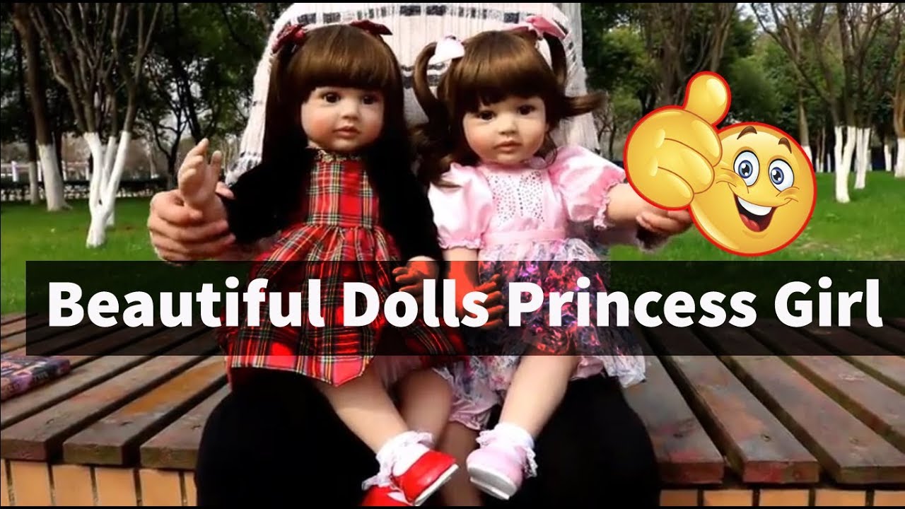 24 Inch Reborn Toddlers Dolls Princess Girl With Long Hair