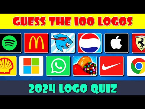 Guess the Logo Quiz | 2024 Logo Quiz | 100 Logos