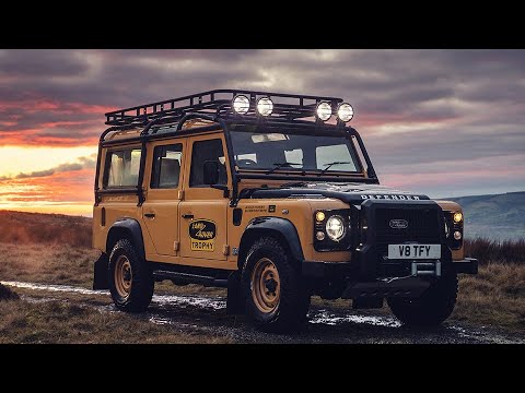 2022 Land Rover Defender Trophy Edition First Look Mellow Yellow - YouTube