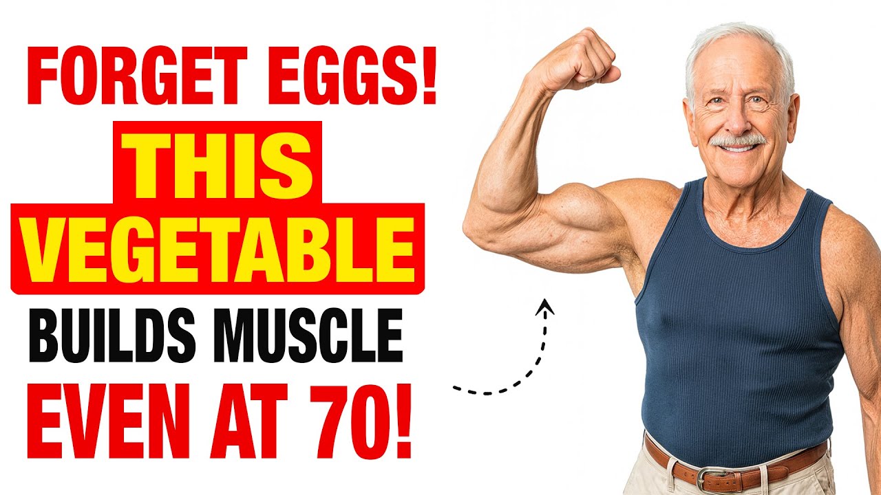 Forget Eggs, TOP 9 VEGETABLE PROTEINS Build Muscle FASTER Even at 90 | Senior Health Tips