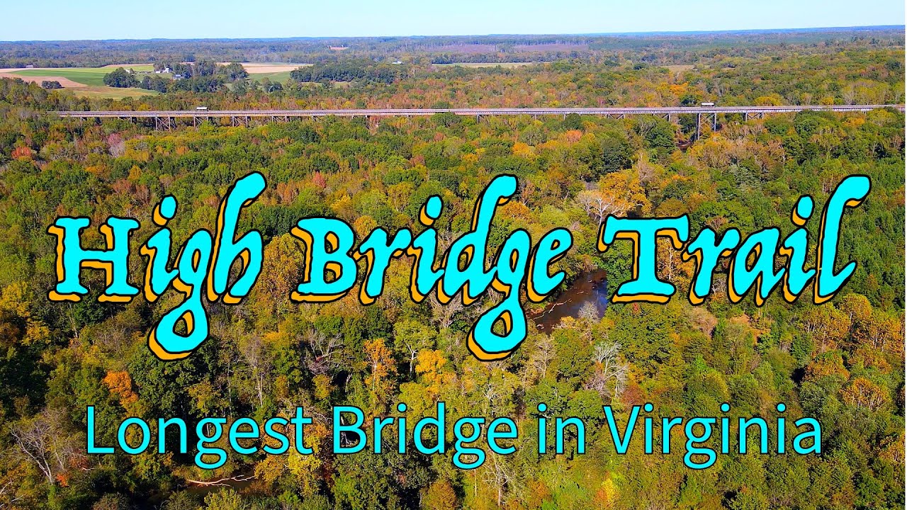 Самый длинный мост в Вирджинии (железная дорога High Bridge Rail Trail)