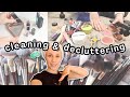 Beauty reset day decluttering organizing washing brushes  other makeup chores 