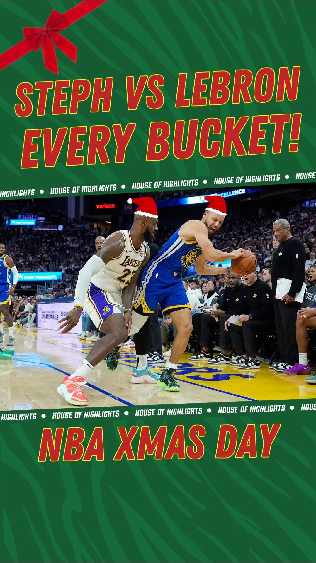 Every Steph \u0026 Bron bucket this Xmas?