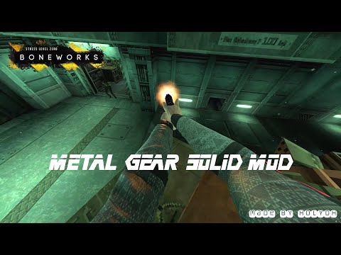 MGS Boneworks Mod Features Overview - It's Release Time