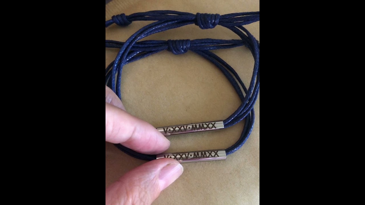 Custom Engraved Magnetic Bracelets boyfriend girlfriend bracelets couple’s gifts