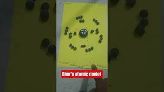 💥Bhor's Atomic model✍️ #atomicstructure #atom #chemistry #shorts