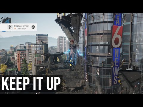 Keep It Up Trophy (Stay In The Air For More Than 45 seconds) - inFAMOUS Second Son