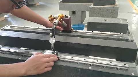 Granite assembly with Rails Calibration
