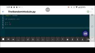 Python | The random module