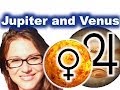 Jupiter Conjunct or Aspect Venus in the Birth Chart.