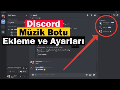 Video: Discord'da Bilgisayardan Müzik Nasıl çalınır