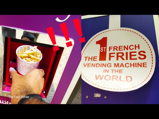 The fastest french fries vending machine in the world