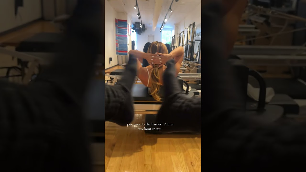 pov: you do the hardest pilates workout in nyc