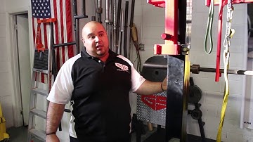 How to Set Up Reverse Bands in Powerlifting in a monolift