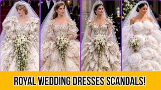 19 Worst Royal Wedding Dresses Ever & The Scandals Behind Them !