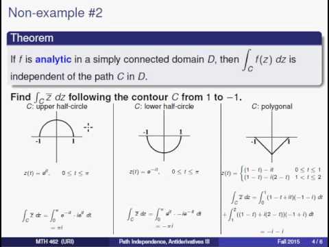 Independence of path and antiderivatives: Some cautions