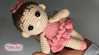 Muñeca Bailarina Amigurumi Crochet 🥰 Tutorial