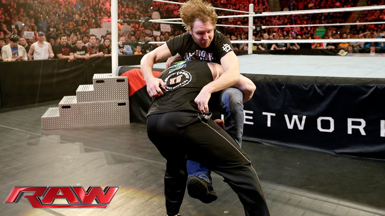 Dean Ambrose welcomes Brock Lesnar's brutality: Raw, February 8 ...