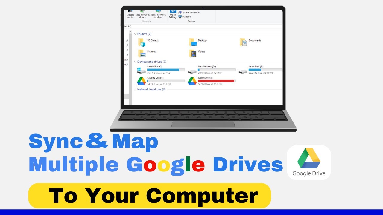 How To Map Google Drive To My Computer Sync Multiple Google Drive ...