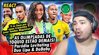 ♫ AS OLIMPÍADAS DE TÓQUIO ESTÃO DEMAIS! | Paródia Levitating - Dua Lipa, DaBaby {REACT/PARÓDIA}