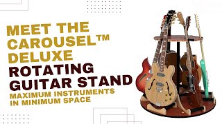 The Carousel™ Rotating Multi Guitar Stand | Beautiful & Space Saving | Store up to 12 guitars in 3ft screenshot 2