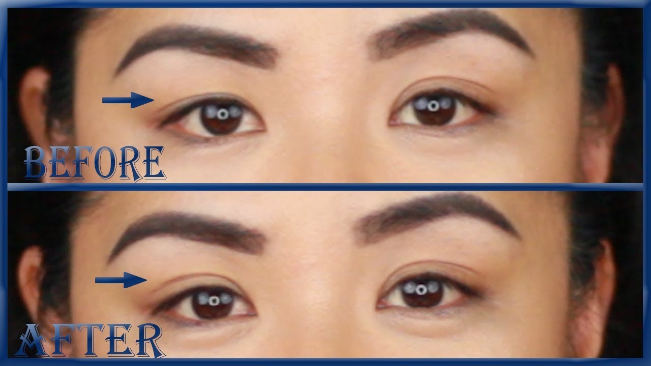 How To Even Out Eyelids Using Eyelid Tape/Melanie Jennings YouTube