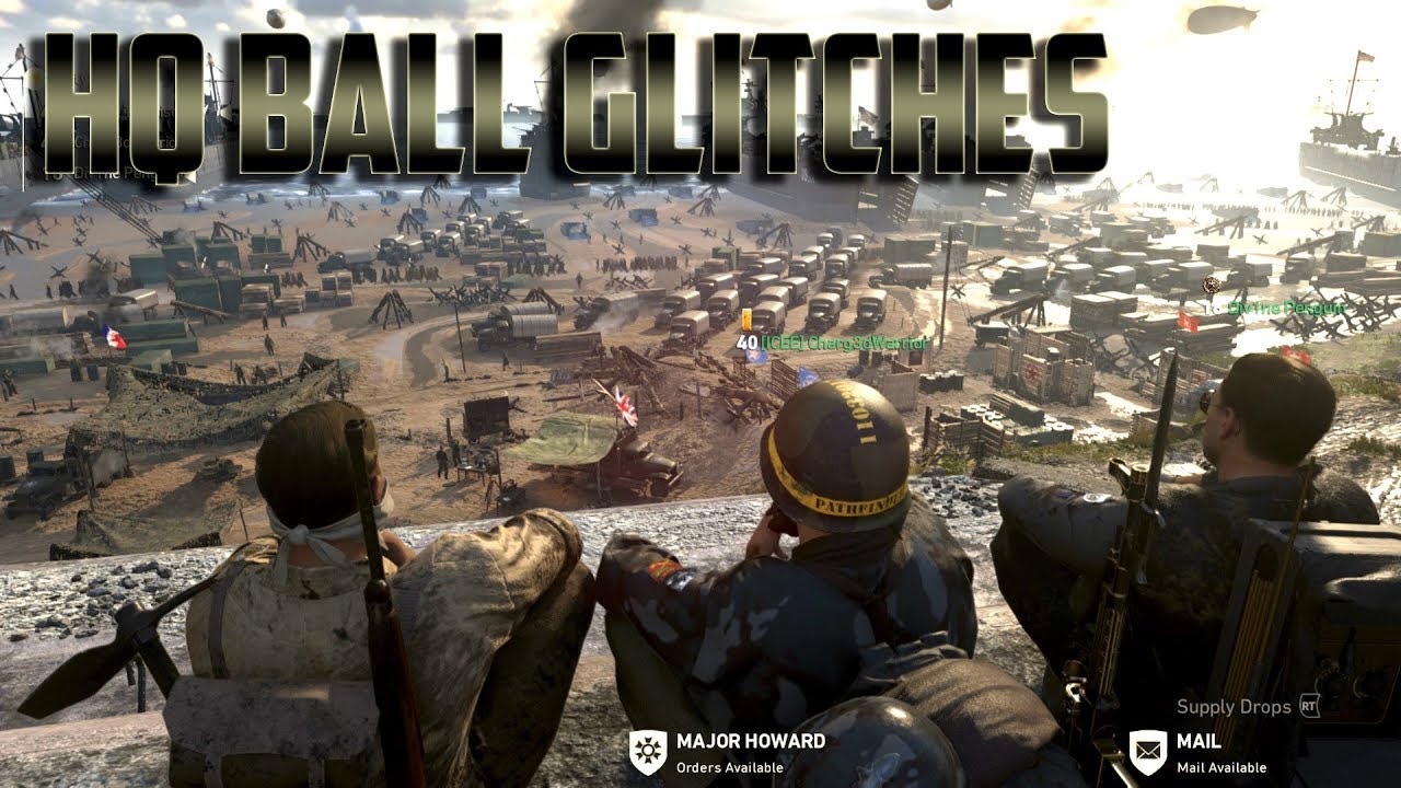 ALL HIDDEN EASTER EGGS IN THE HEADQUARTERS - Call of Duty World War II