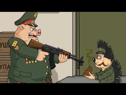 The general gave the sentry a SEVERE lesson