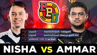 MID SHADOW FIEND 1v1 !! NISHA vs AMMAR - BB DACHA DUBAI SOLO TOURNAMENT DOTA 2