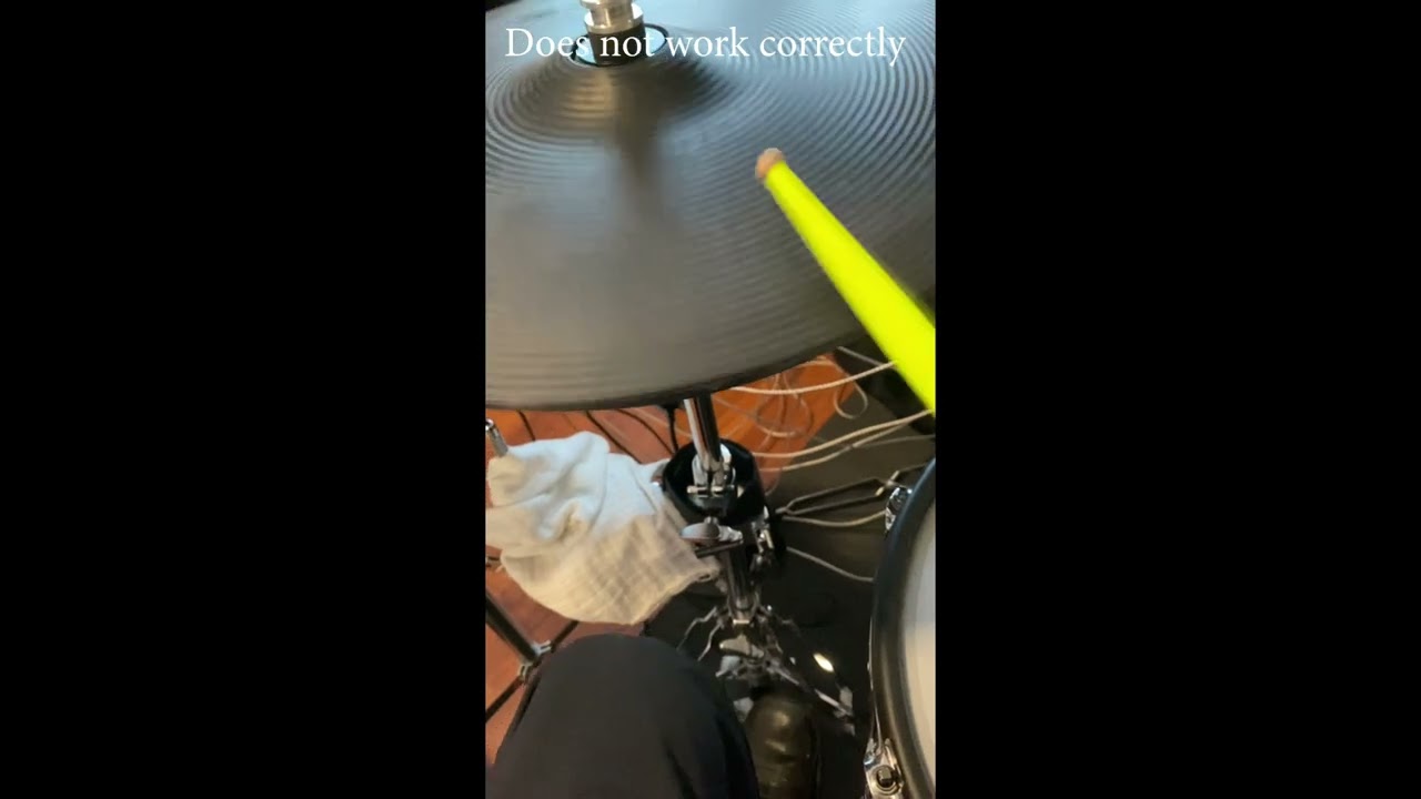 Roland VH-14D Hihat problem and  problem solution (turn on subtitles)