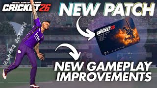 New Bowling Actions & AI Gameplay Changes || Patch Review || Cricket 26 || screenshot 2