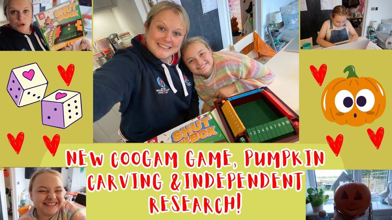 New Coogam educational game, Pumpkin carving and independent research ...
