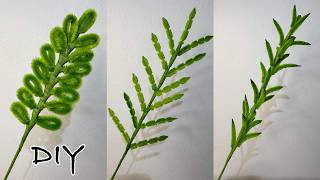 🍃DIY Leaves Pipe Cleaners Tutorial 🌟 Super Easy