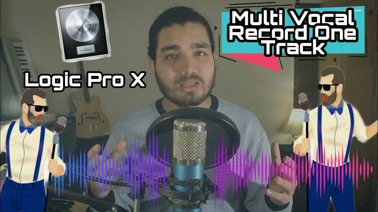 How To Record Multi Vocals One Track In Logic Pro X - Urdu Hindi - YouTube