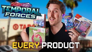 Opening EVERY Product from Temporal Forces (Pokémon Card Hunting)
