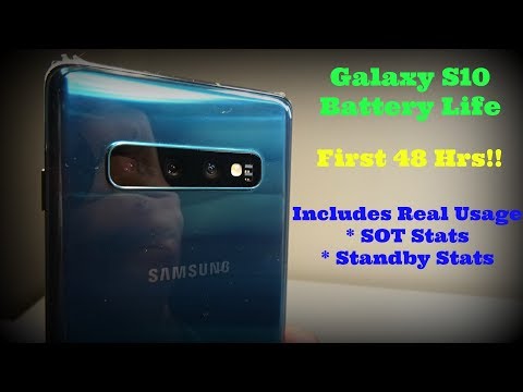 Video: Hoe lang gaat de Samsung s10-batterij mee?