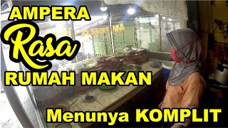 ini ampera tapi menunya setara rumah makan banyaknya ... laris manis .. Duri Riau #arahomestationery