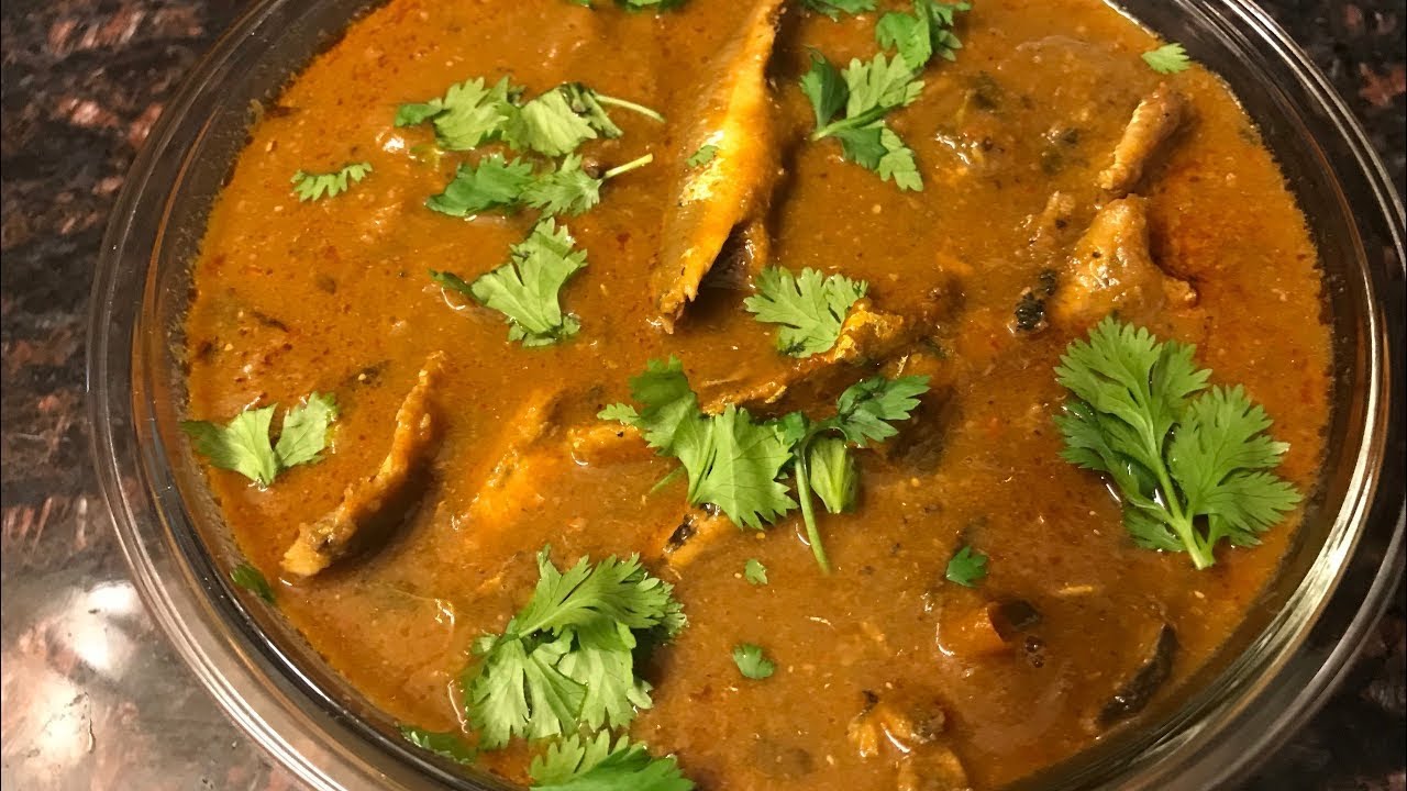 Anchovies curry small fish curry Nettallu curry YouTube