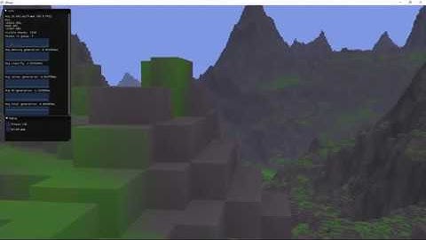 Voxel Experiments - Block Engine 2019