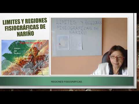 Limites y Regiones Fisiográficas de Nariño