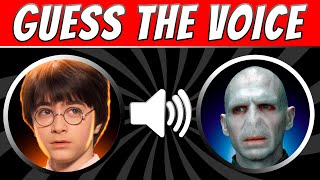 Guess The Harry Potter Characters By Voice? | Harry Potter Quiz ⚡