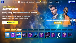 Fortnite x Doctor Who FULLY LEAKED! (Skins, Rewards)