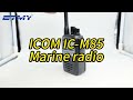 ICOM IC-M85 unboxing review, suitable for both marine and land use