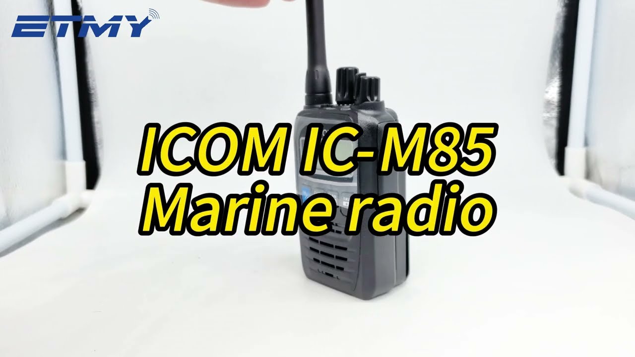 ICOM IC-M85 unboxing review, suitable for both marine and land use
