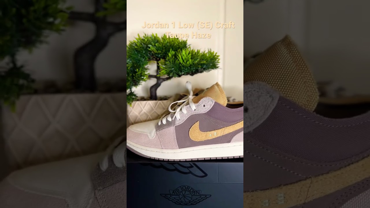 Early Look ! Jordan 1 Low Craft Taupe Haze 