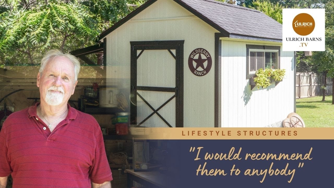 Lifelong Carpenter Chooses Ulrich Shed for His Tools