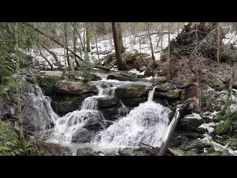 Relaxing Meditation Music with Waterfall 417HZ and Binaural Beats
