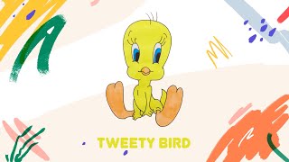 How to Draw Tweety Bird  Step-by-Step Tutorial