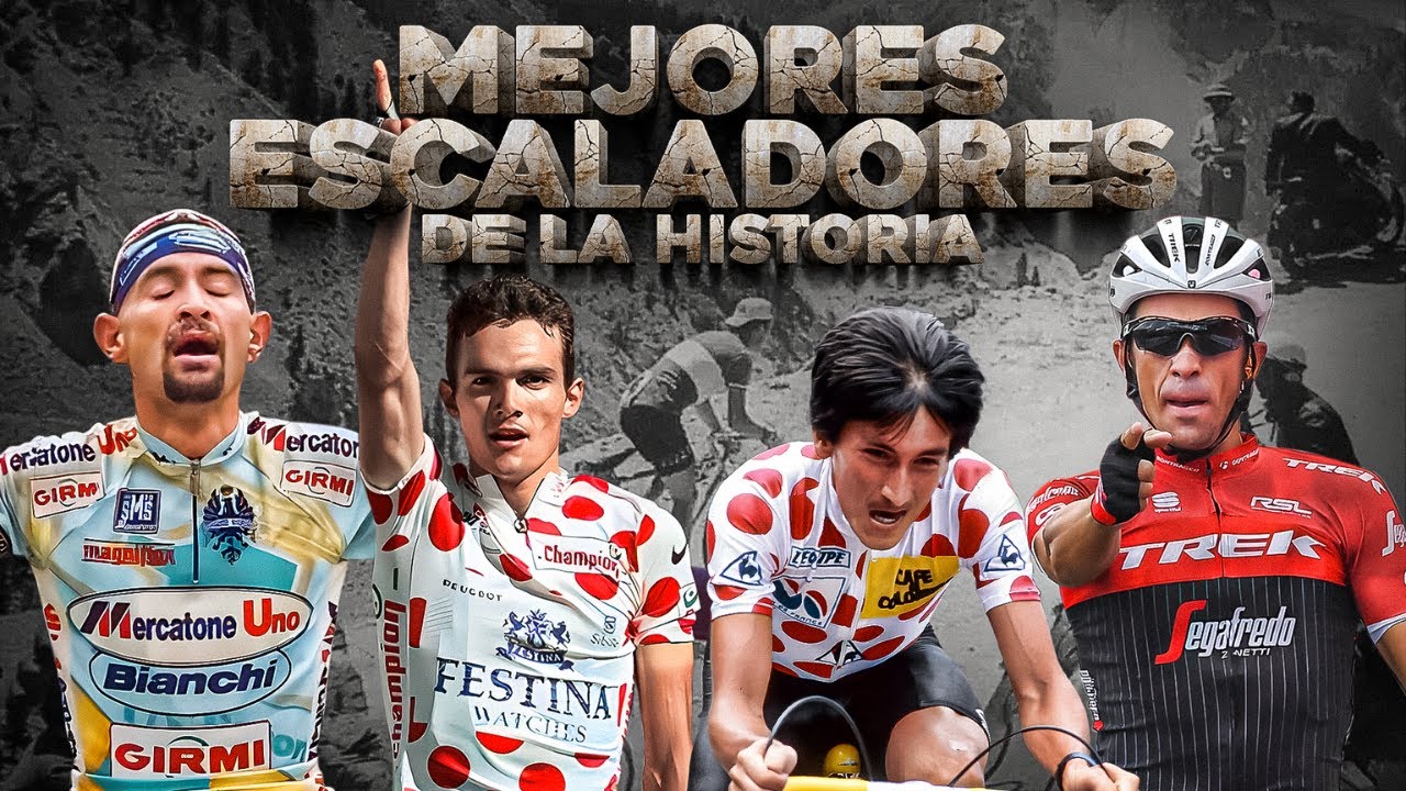 Los 10 mejores ESCALADORES de la historia del ciclismo.